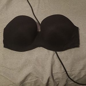 Black Strapless Victoria's Secret Bra